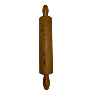 Vintage Wooden Hand Turned Rolling Pin